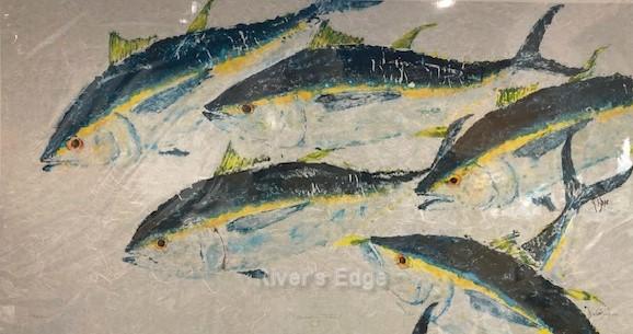Schooling Tuna $110 by Fred Fisher
